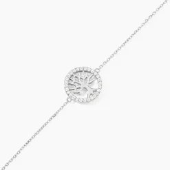 Histoire d'Or Bracelet Galla Argent Blanc Oxyde De Zirconium