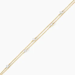 Histoire d'Or Bracelet Giordano Or Jaune Diamant Synthétique