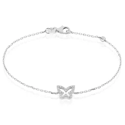 Histoire d'Or Bracelet Gladys Argent Blanc Oxyde De Zirconium