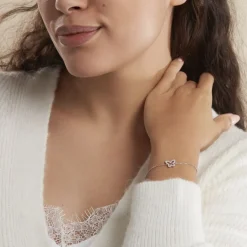 Histoire d'Or Bracelet Gladys Argent Blanc Oxyde De Zirconium