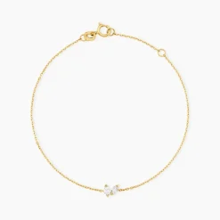 Bracelet Glendower Or Jaune Diamant Synthétique-Histoire d'Or Outlet
