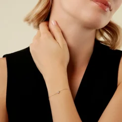 Bracelet Glendower Or Jaune Diamant Synthétique-Histoire d'Or Outlet