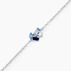 Bracelet Guillemette Argent Blanc Pierre D'imitation-Histoire d'Or Best