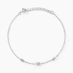 Bracelet Gypsie Argent Blanc Oxyde De Zirconium-Histoire d'Or Outlet