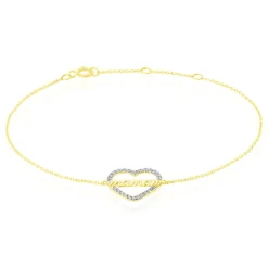 Histoire d'Or Bracelet Gyula Or Jaune Oxyde De Zirconium