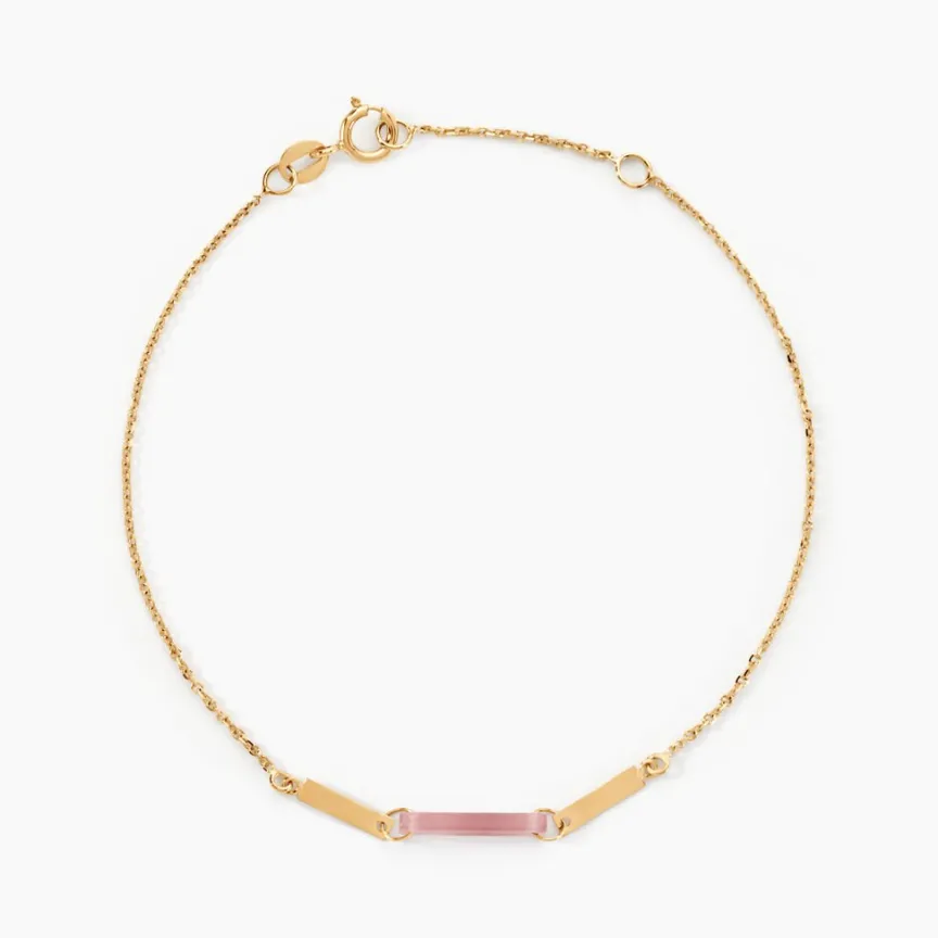 Bracelet Halcyone Or Jaune Calcédoine-Histoire d'Or Best