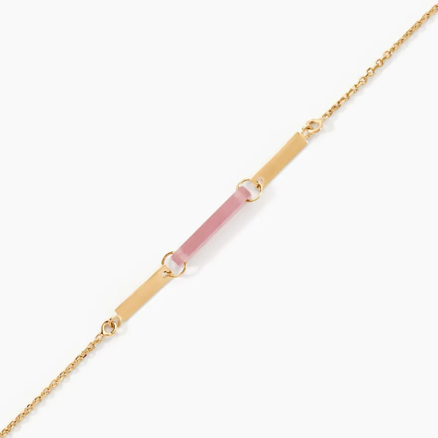 Bracelet Halcyone Or Jaune Calcédoine-Histoire d'Or Best