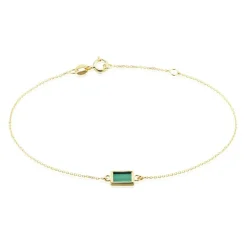 Bracelet Hallie Or Jaune Malachite-Histoire d'Or Hot