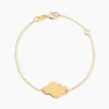 Histoire d'Or Bracelet Helenia Nuage Gravable Or Jaune