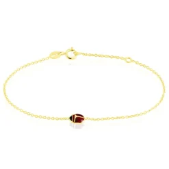Bracelet Helidie Coccinelle Or Jaune-Histoire d'Or