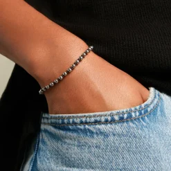 Histoire d'Or Bracelet Henrik Acier Blanc