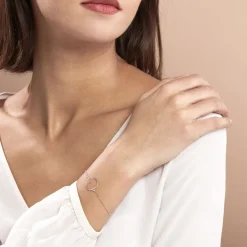 Histoire d'Or Bracelet Hibis Argent Blanc