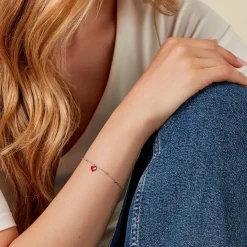 Bracelet Hinde Argent Blanc-Histoire d'Or Discount