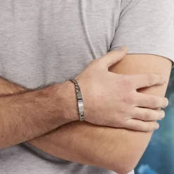 Bracelet Hugo Acier Blanc-Histoire d'Or Discount