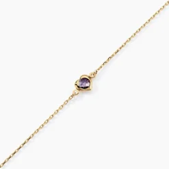 Bracelet Icarus Or Jaune Améthyste-Histoire d'Or