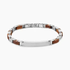 Bracelet Identité Acier Blanc Jorg-Histoire d'Or Sale