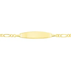 Bracelet Identité Bartolomee Maille Alternee 1/3-Histoire d'Or