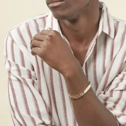 Bracelet Identité Clement Plaqué Or Jaune-Histoire d'Or Best