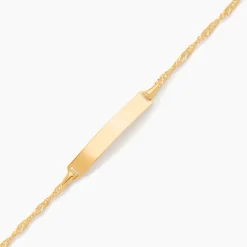 Bracelet Identité Ericka Maille Singapour Or Jaune-Histoire d'Or Best