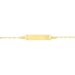 Histoire d'Or Bracelet Identité Esta Maille Forçat Or Jaune