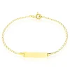 Histoire d'Or Bracelet Identité Estella Maille Cheval Or Jaune