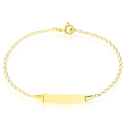 Histoire d'Or Bracelet Identité Estella Maille Cheval Or Jaune