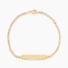 Histoire d'Or Bracelet Identité Etheline Maille Gourmette Or Jaune