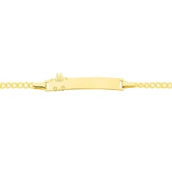 Histoire d'Or Bracelet Identité Etheline Maille Gourmette Or Jaune