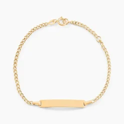 Bracelet Identité Etheline Maille Gourmette-Histoire d'Or Sale