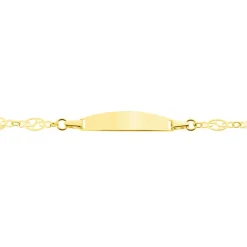 Bracelet Identité Eudoxie Maille Filigrane Or Jaune-Histoire d'Or Best