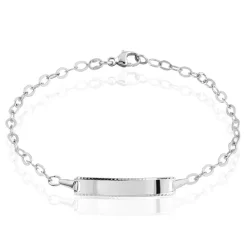 Histoire d'Or Bracelet Identité Gaspardine Maille Forçat