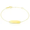 Histoire d'Or Bracelet Identité Gaspardine Maille Forçat Or Jaune
