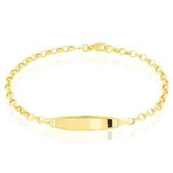 Histoire d'Or Bracelet Identité Marcel Maille Jaseron