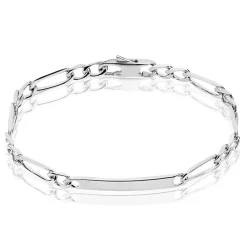 Histoire d'Or Bracelet Identité Vila Argent Blanc