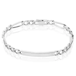 Bracelet Identité Vivian Argent Blanc-Histoire d'Or Outlet