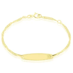 Histoire d'Or Bracelet Identite Bebe Or Jaune Eowyn