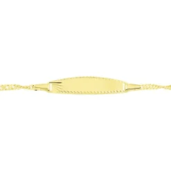 Histoire d'Or Bracelet Identite Bebe Or Jaune Eowyn