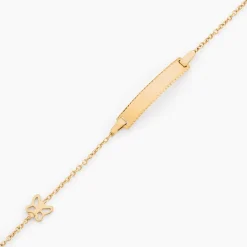 Histoire d'Or Bracelet Identitée Buster Or Jaune