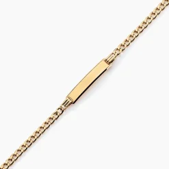 Bracelet Identitée Genevra Or Jaune-Histoire d'Or Discount