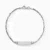 Histoire d'Or Bracelet Identitée Halia Argent Blanc