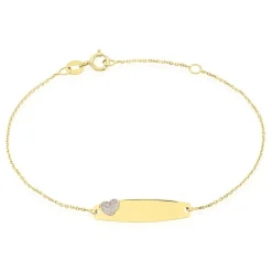 Bracelet Identitée Marcel Or Jaune-Histoire d'Or Hot