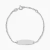 Histoire d'Or Bracelet Identitée Myline Argent Blanc