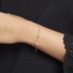 Bracelet Illenia Or Jaune Perle De Culture-Histoire d'Or Discount