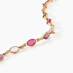 Bracelet Ilvaae Plaqué Or Jaune Pierre De Synthese-Histoire d'Or Online