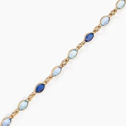 Bracelet Ilvaae Plaqué Or Jaune Pierre De Synthese-Histoire d'Or Best