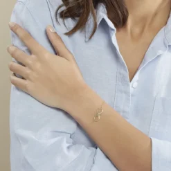 Histoire d'Or Bracelet Infini Huit Or Jaune