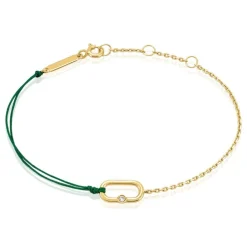 Histoire d'Or Bracelet Infini Pop Argent Jaune Oxyde De Zirconium