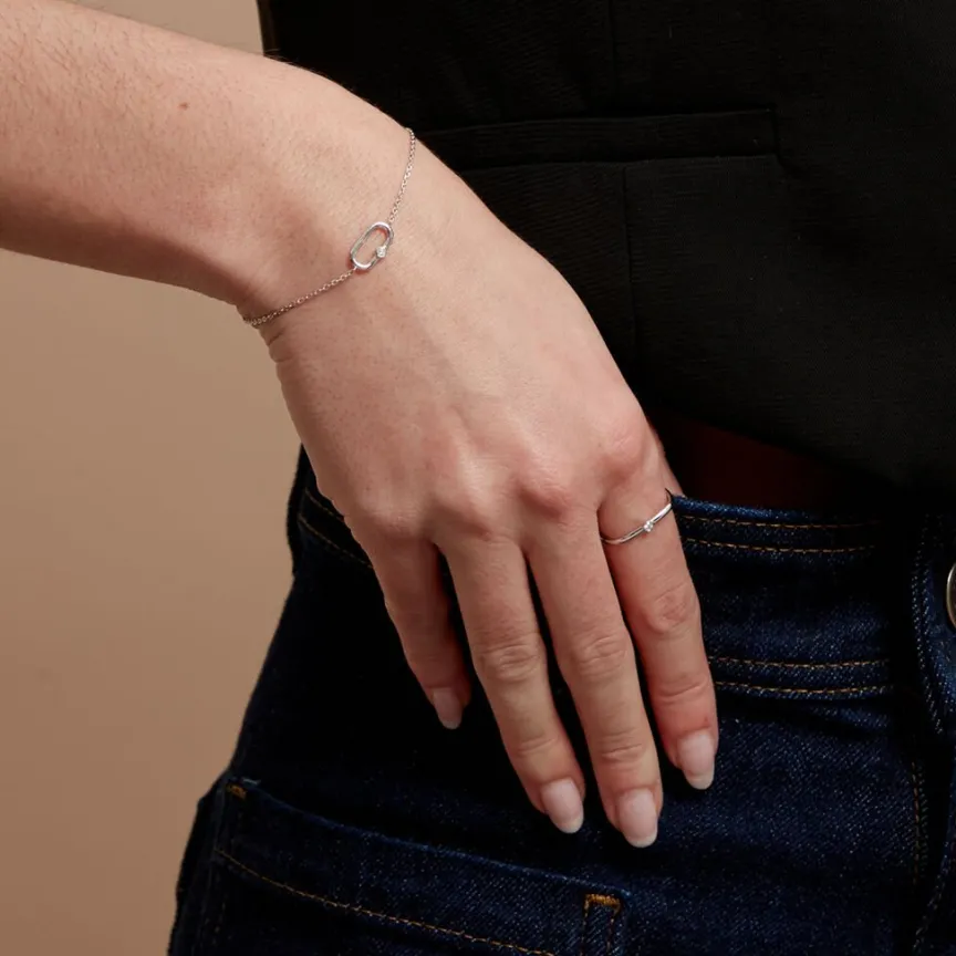 Bracelet Infini Pop De Zirconium-Histoire d'Or Best