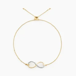 Bracelet Infino Or Jaune Diamant-Histoire d'Or Online