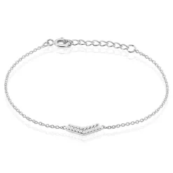 Bracelet Irina Argent Blanc Oxyde De Zirconium-Histoire d'Or Hot